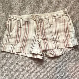 Pair of like new Guess linen short shorts, cute!
